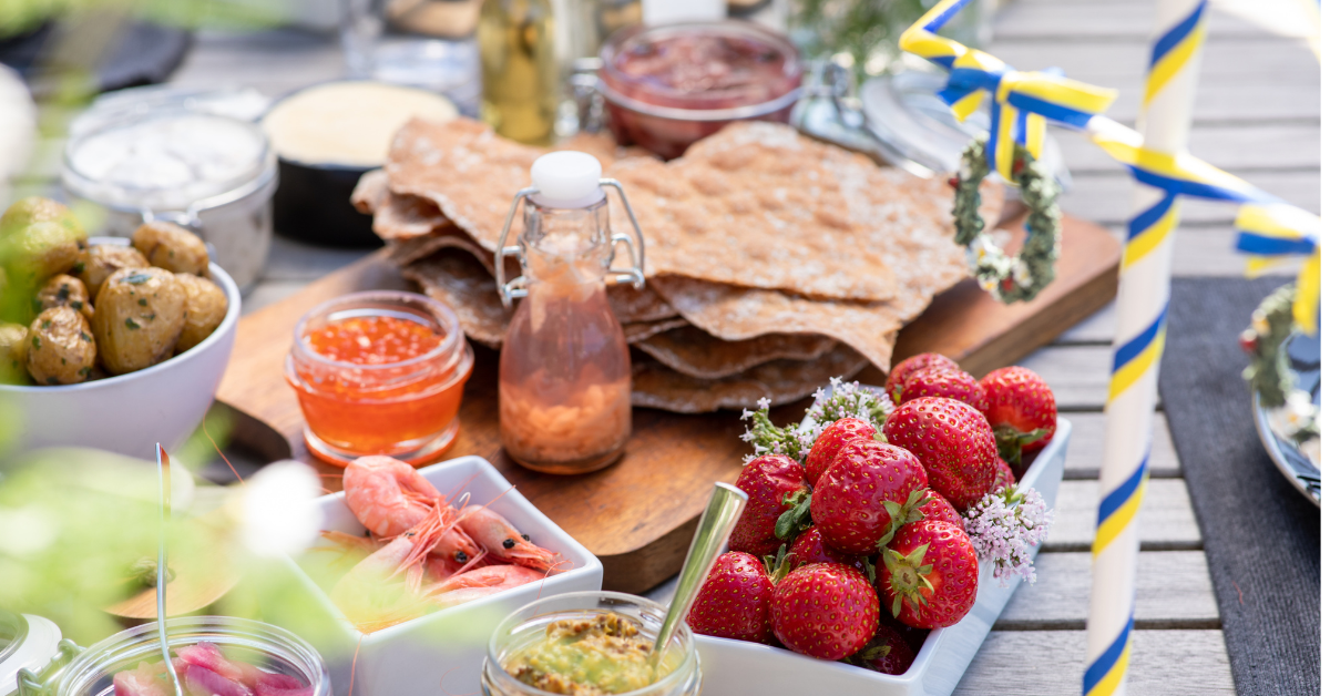 Platos y productos de temporada de verano