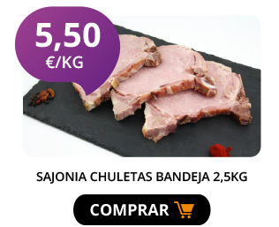 SAJONIA CHULETAS B. 600G